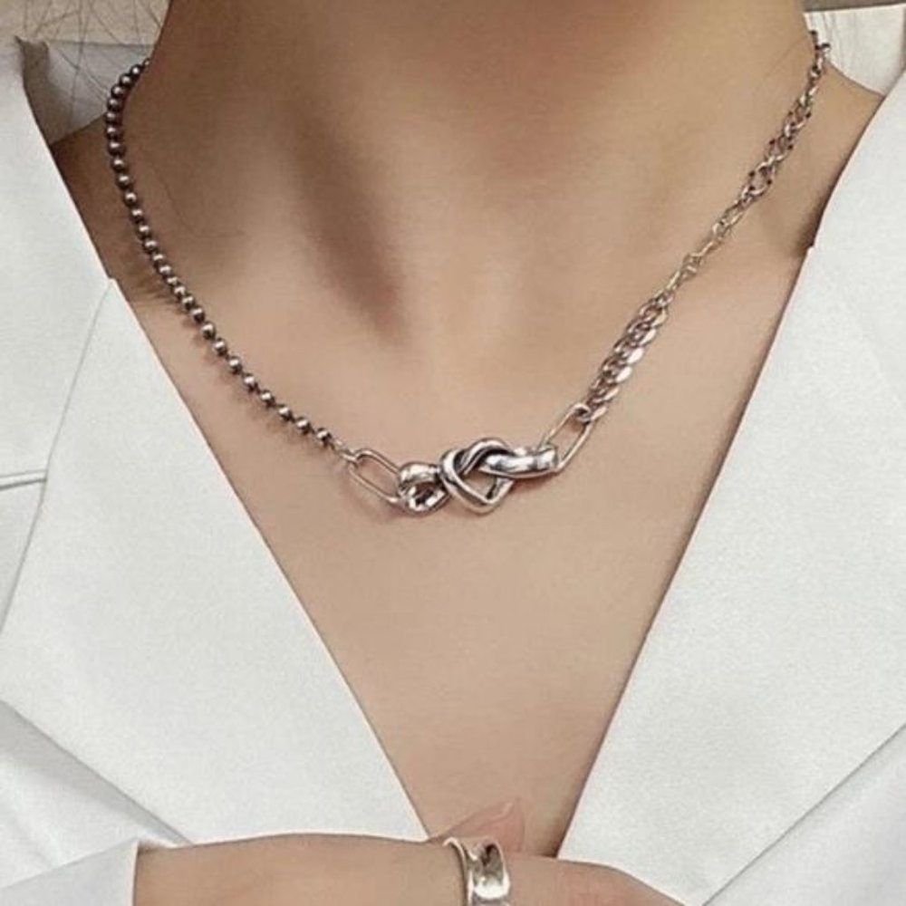 NEW 925 STERLING SILVER HEART NECKLACE